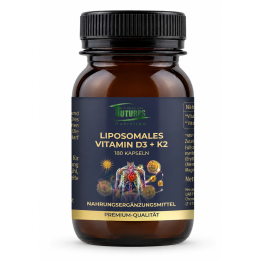Futures Nutrition Liposomalna Witamina D3 5000 IU + K2 MK-7  180 kapsułek