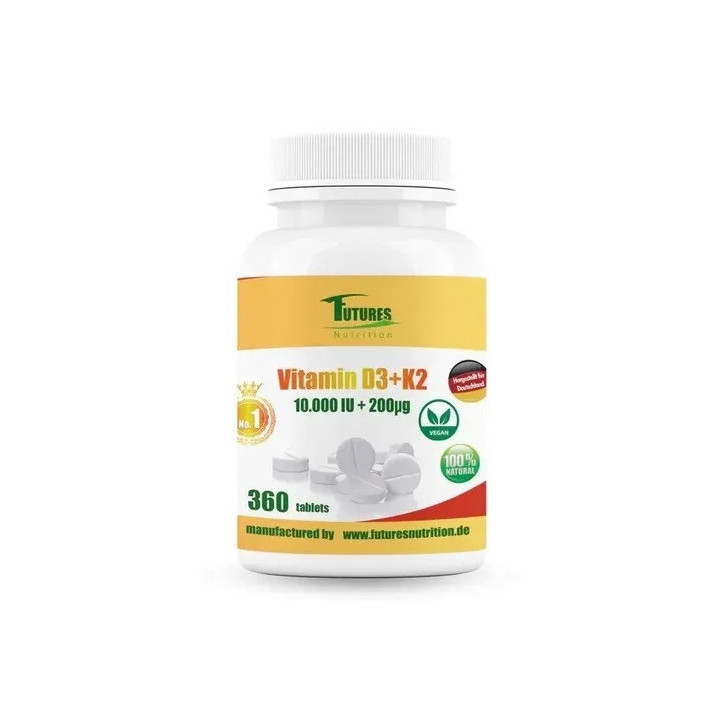 Witamina D3 K2 10000 IU Futures Nutrition – cena i opinie