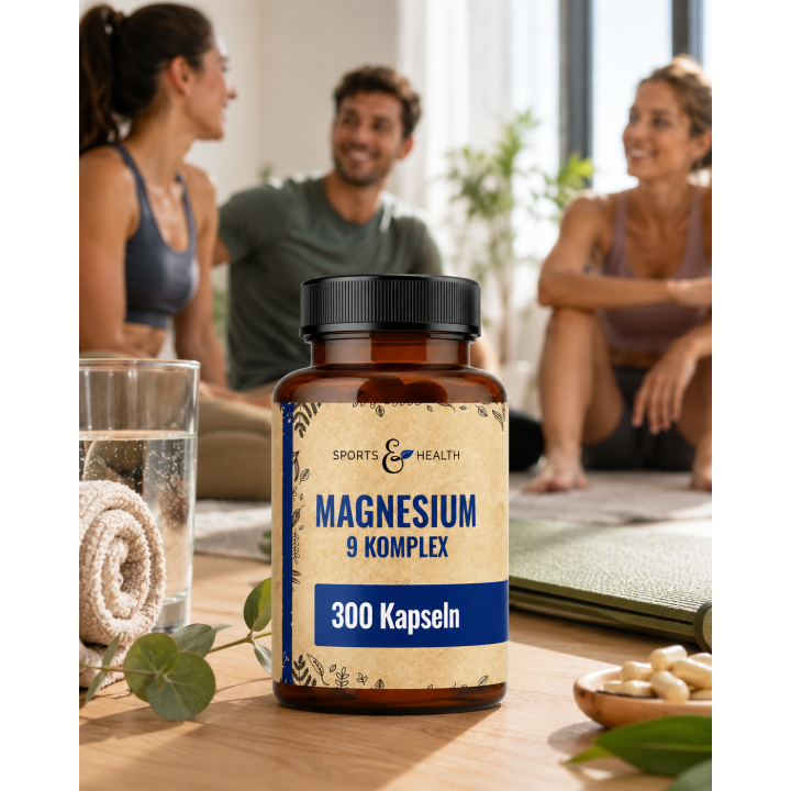 Magnesium 9 Komplex – 9 Form Magnezu + B6 B5 | Helivra