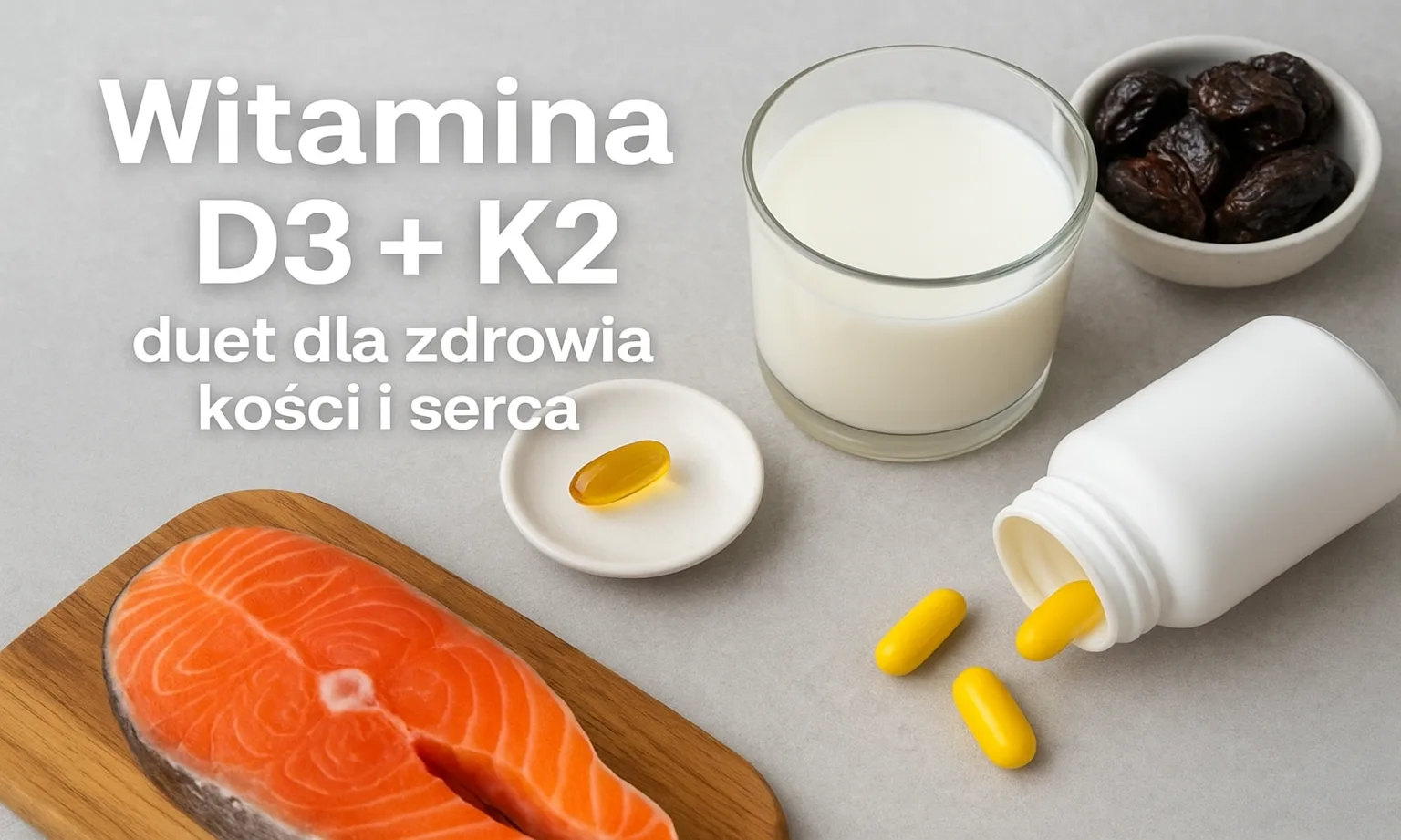 Witamina D3 + K2 — co to za duet i dlaczego warto ?