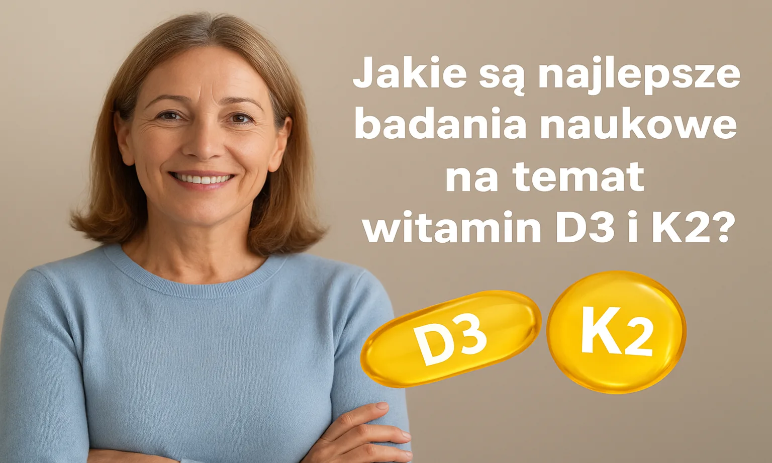 Jakie są najlepsze badania naukowe na temat witamin D3 i K2 ?