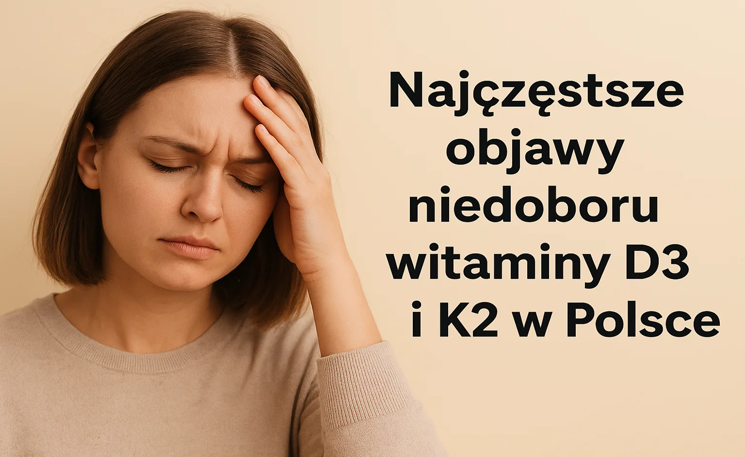Jakie objawy mogą wskazywać na niski poziom witaminy D3. Przewlekłe zmęczenie, bóle mięśni i inne