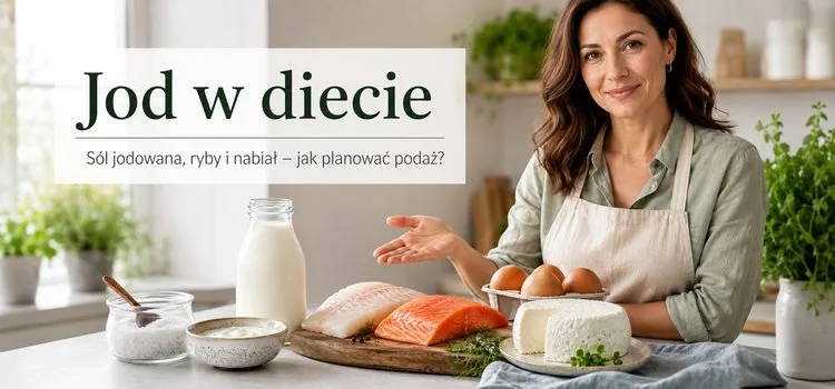 Jod w diecie: sól jodowana, ryby i nabiał. Jak planować podaż?
