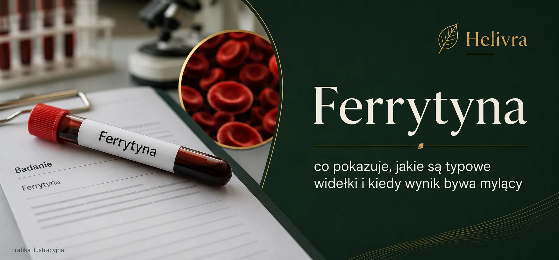Ferrytyna: co pokazuje, jakie są typowe widełki i kiedy wynik bywa mylący