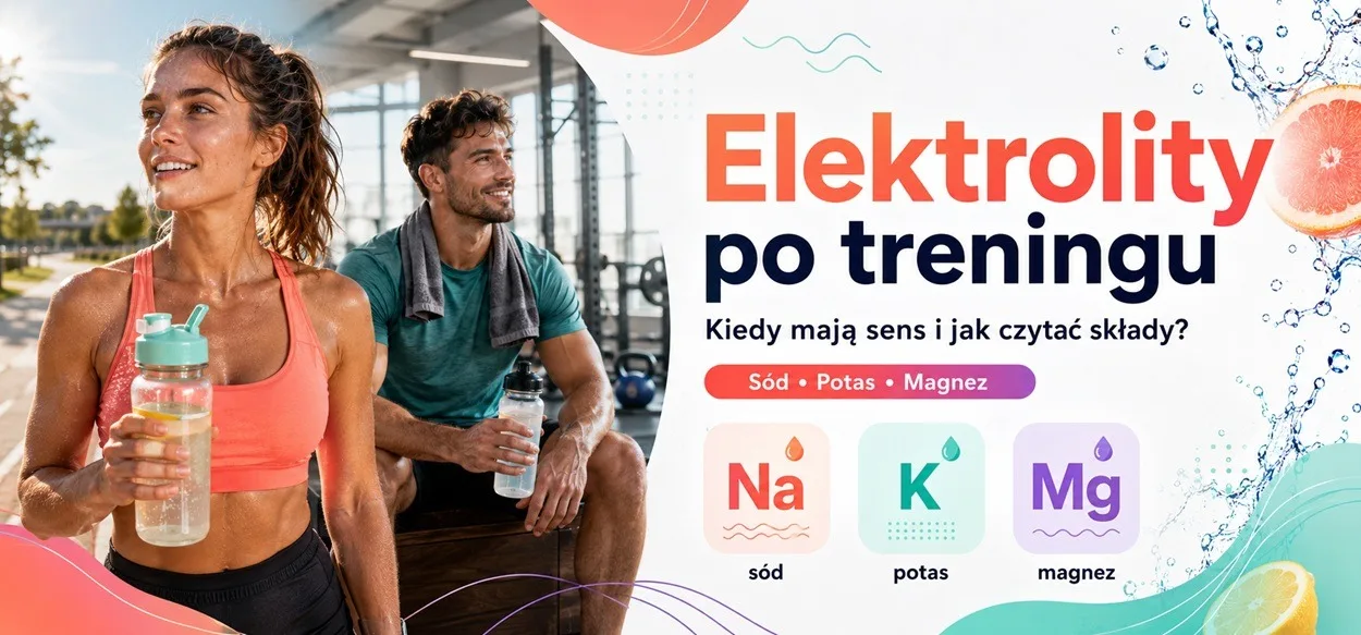 Elektrolity po treningu: kiedy mają sens i jak czytać składy (sód/potas/magnez)