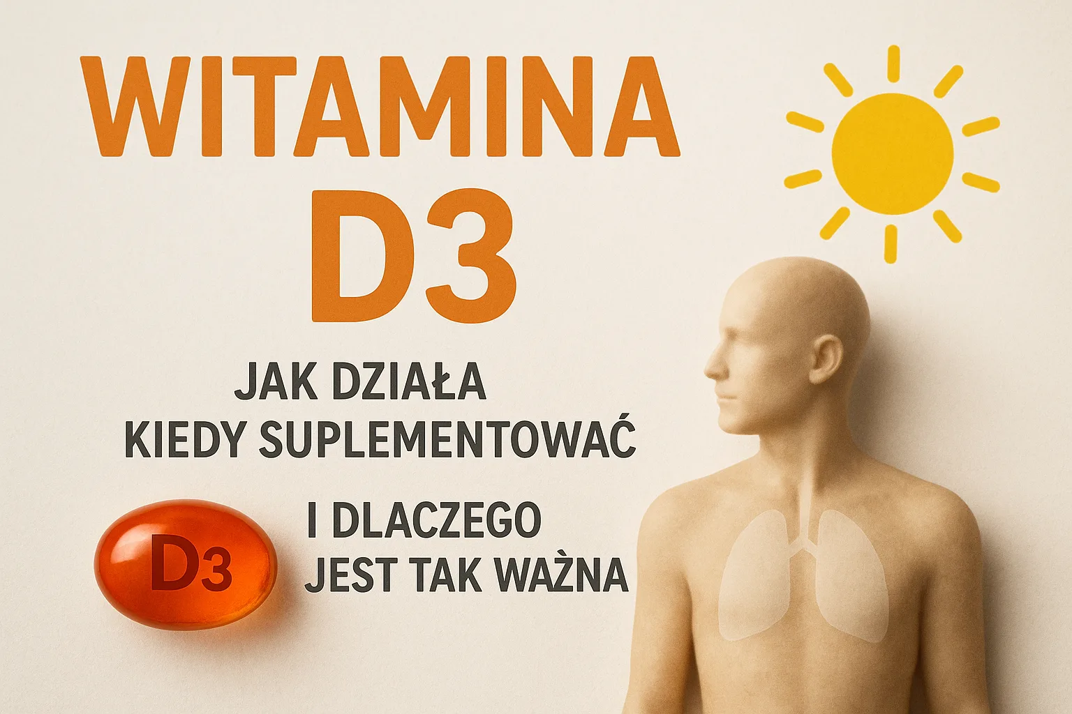 Witamina D3. Jak działa, kiedy suplementować i dlaczego jest tak ważna